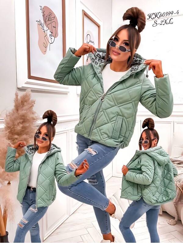 Kurtki damskie cienki Roz S-2XL, 1 Kolor Paczka 5 szt